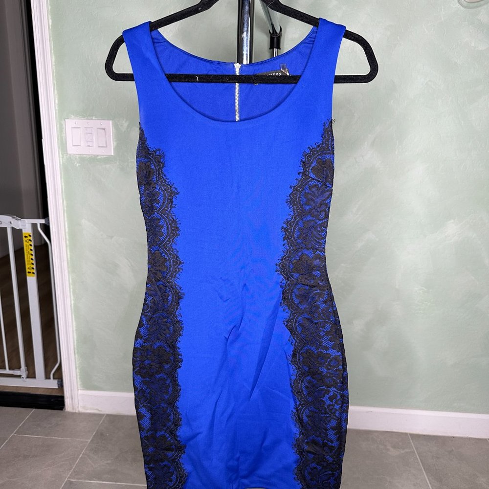 Guess Blue & Black Dress